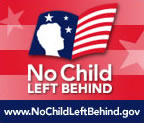 144 by 123 pixel No Child Left Behind banner