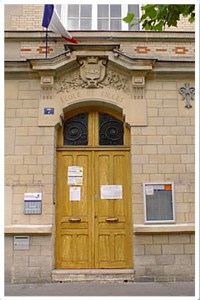 PHOTO DE LA FACADE DE L'ECOLE
