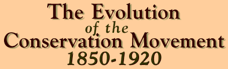 The Evolution of the Conservation Movement, 1850-1920